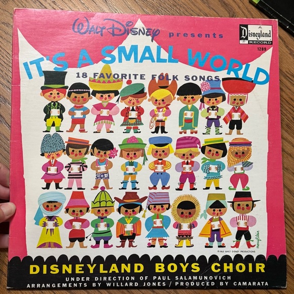 Walt Disney presents IT’S A SMALL WORLD Vinyl LP 1965 Disneyland - Picture 1 of 7